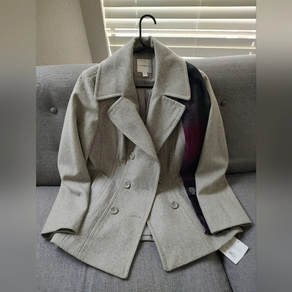 Classic grey coat Croft& Barrow - Picture 7 of 8